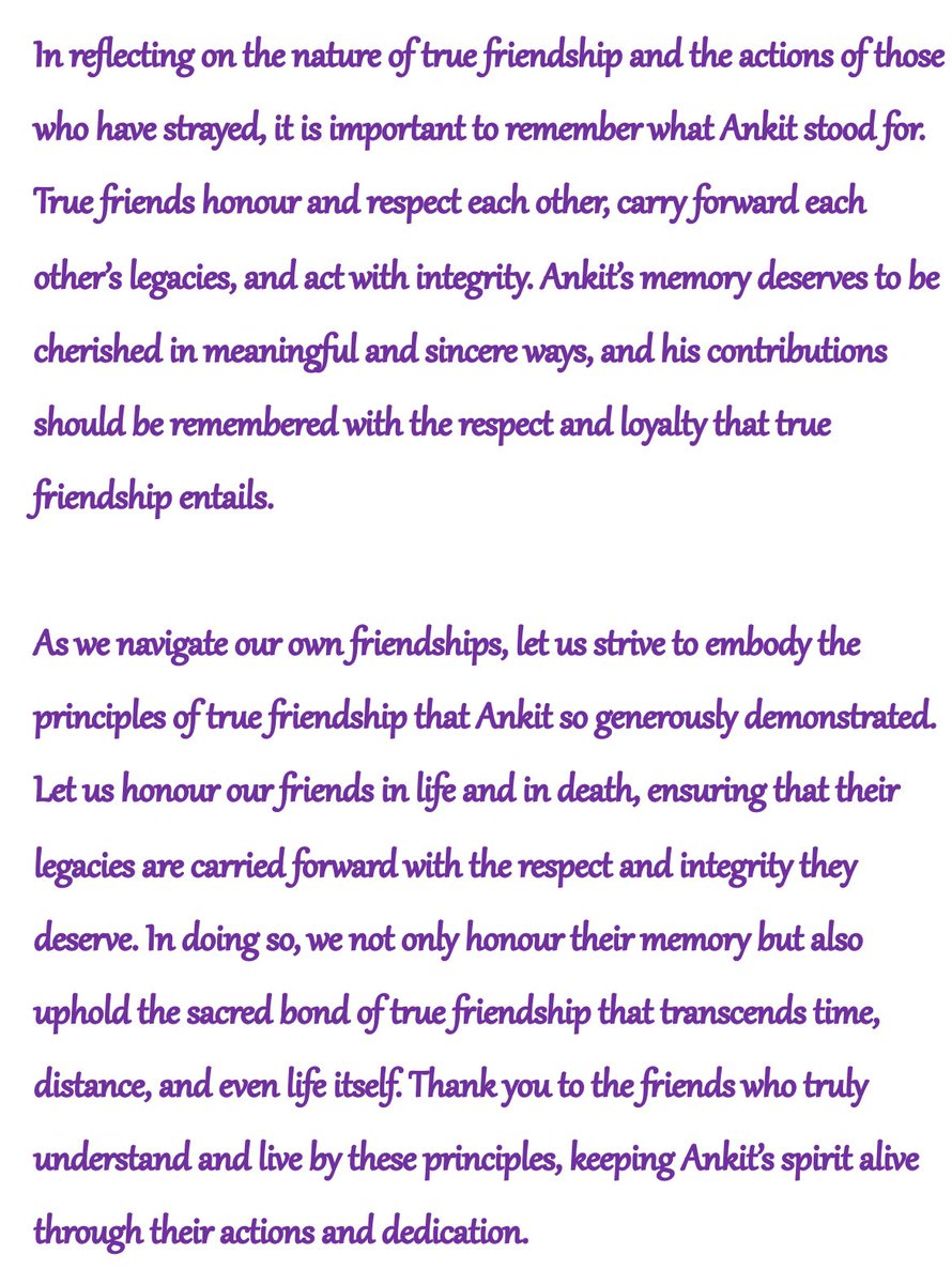 ankitchadha's tweet photo. True Friendship: A Tribute to Ankit and a Reflection on Loyalty https://t.co/rL2kP4jriS
