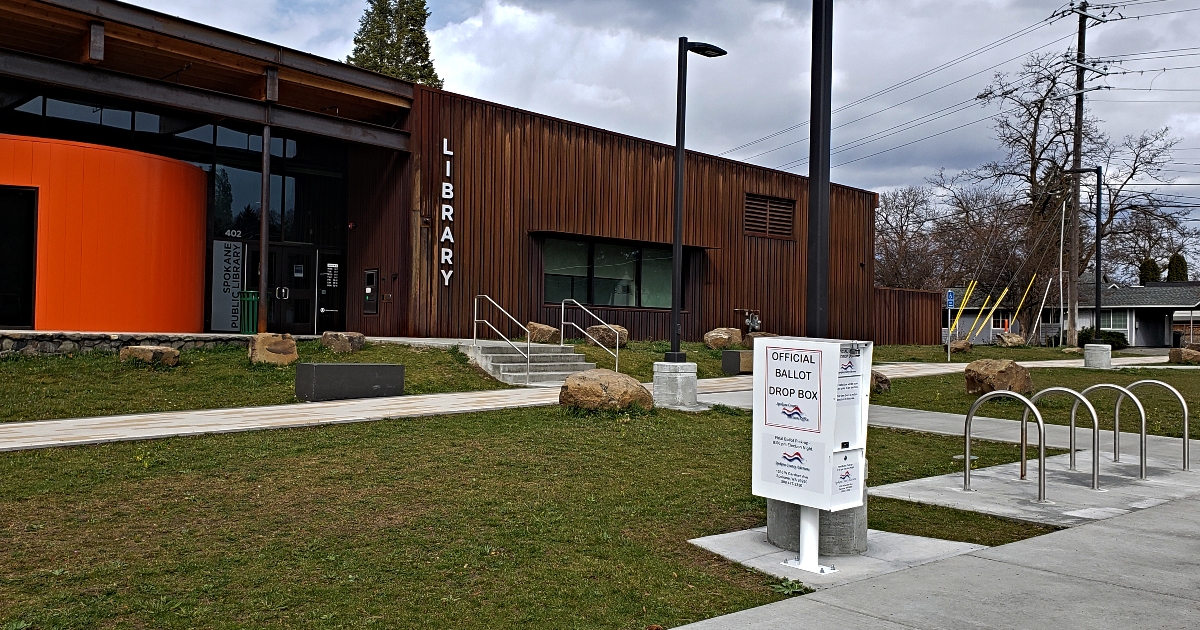 Happy #ElectionDay! Ballot drop boxes close promptly at 8 p.m.; for a full list of drop box locations visit the <a href="/SpoCoElections/">Spokane County Elections</a> website. spokanecounty.org/187/Ballot-Dro…