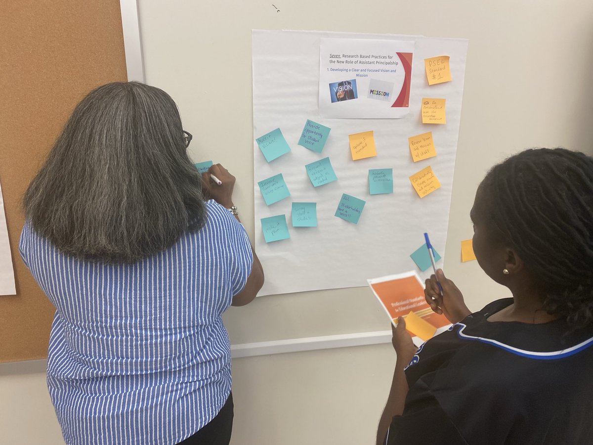 I love building the capacity of future principals. 2024 AP Summer Leadership institute.