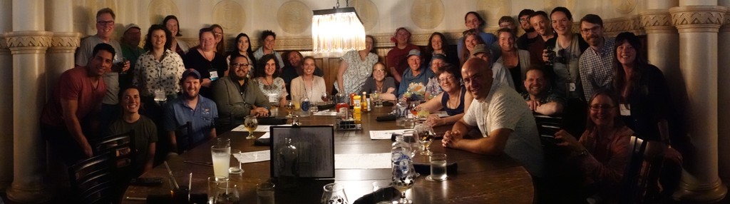 FieldOrnith's tweet photo. As part of our #afoscowos24 program, we carved out time to gather at a bar in Peoria to celebrate the life of Reed Bowman, share stories about him, and remember all his amazing contributions to ornithology, and, of course, AFO.
A good friend who left us too soon. https://t.co/8VayXj1AIm