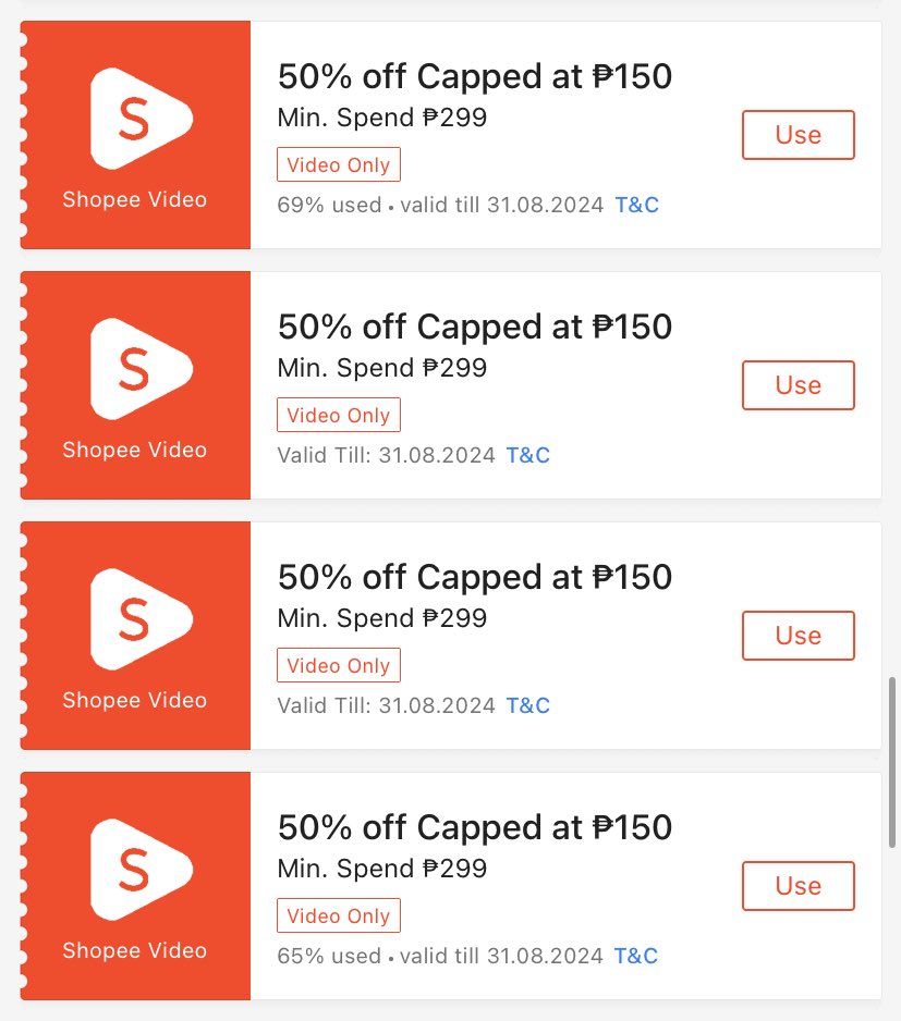 shopee finds, vouchers, live, video. tweet media