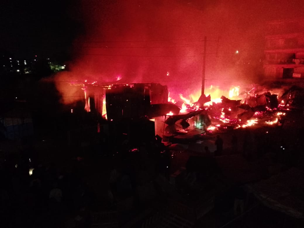 mukuru_cjc's tweet photo. Mukuru Kwa Njenga on fire incident near muindi mweusi 10 blocks down, still burning.
No fire brigade on site. 
@SakajaJohnson  @KenyaRedCross https://t.co/AMMKrcWs5b