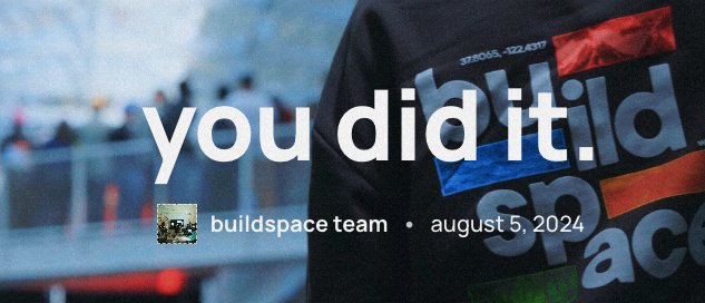 ElGhezzaz's tweet image. ✨Thank you @_buildspace S5 for everything over the last 6 weeks &quot;Alterok &quot;💙✨
The community at buildspace is incredibly unique ✨
Congratulations to Tha grant awardees 🎉

@FarzaTV @_nightsweekends

#buildspace #community #tech #InspireKids #Alterok
