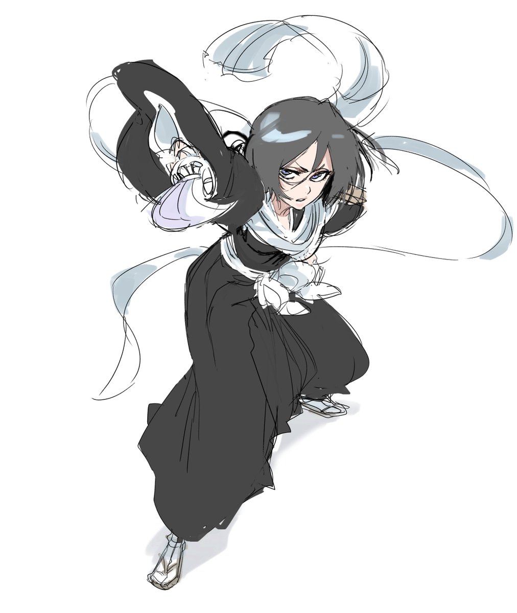 7kihan's tweet image. rukia sketch 😊💕