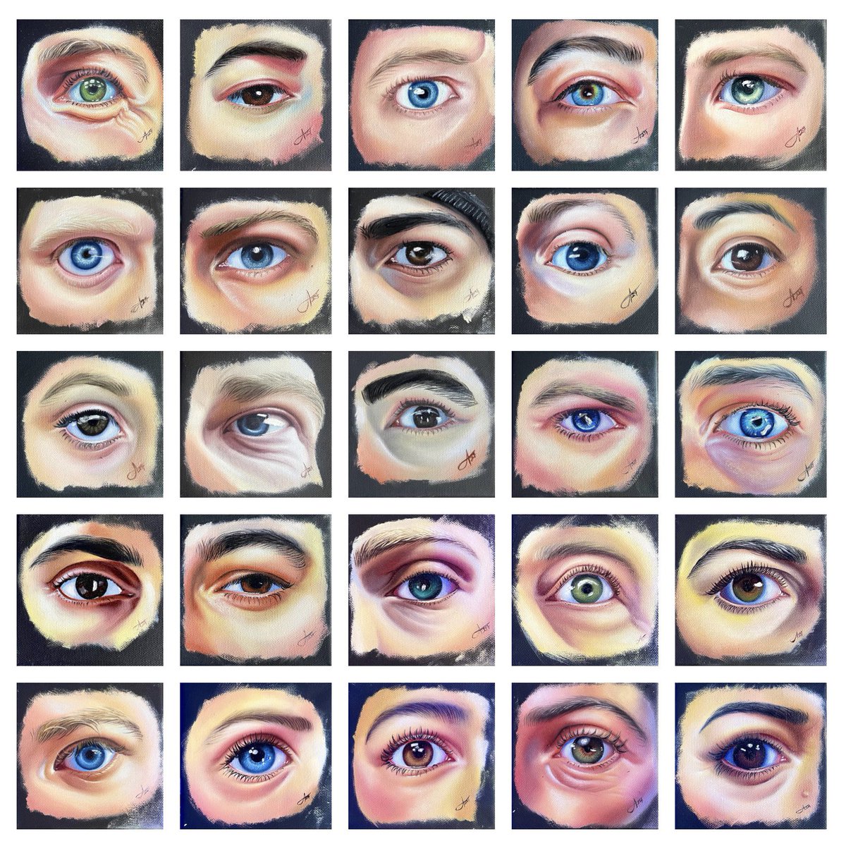 ArtTswg's tweet photo. Last night I painted eye 150!
That means only 50 more until I reach my goal of 200!!!!🎨👁️🖌️
Here are eyes 101-150
#TheEyeProject https://t.co/RajIMF5gre