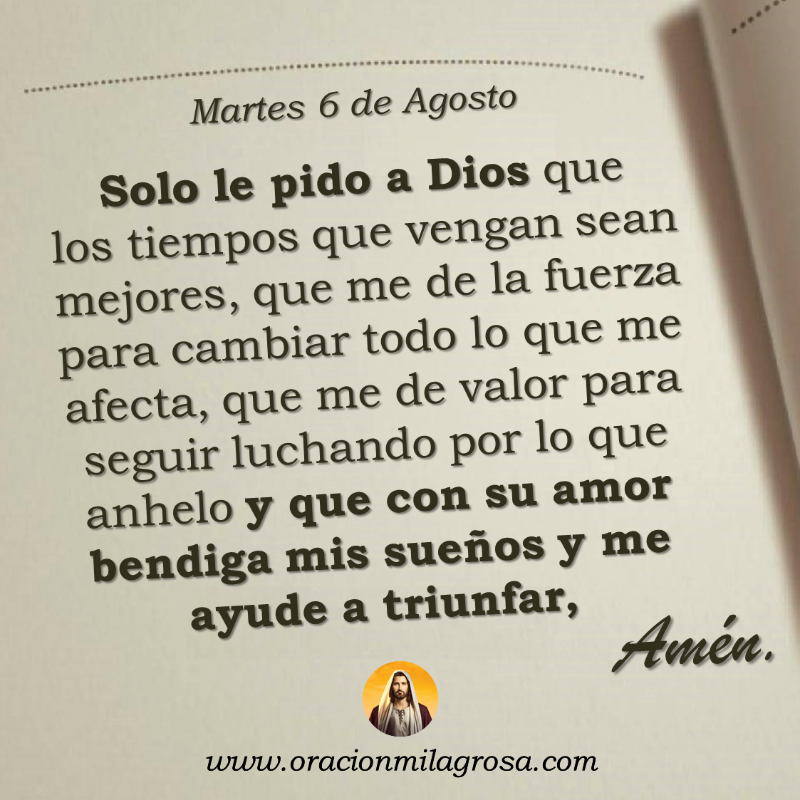 oracion_milagro's tweet photo. Oración para el martes 6 de agosto de 2024: https://t.co/0kbOadXyD8