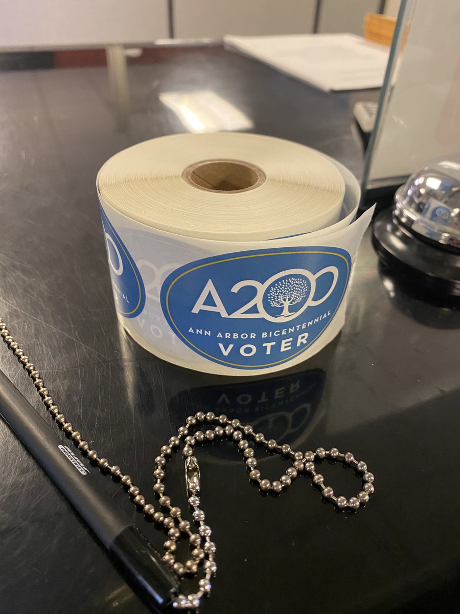 A2GOV's tweet image. Primary Election Day is tomorrow, Aug. 6. Polls will be open 7 a.m.–8 p.m. Bring your valid photo ID; those without must sign an affidavit. You can still register to vote in person at the city clerk’s office. Details: a2gov.org/news/pages/art… &amp;amp; a2gov.org/elections?utm_… #a2votes