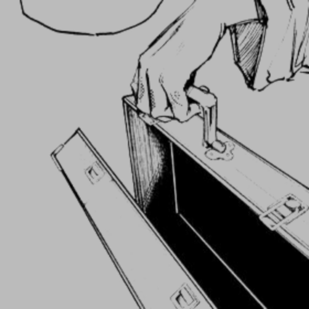 killdeception's tweet image. ⠀
a    ◟ 𝘤𝘭𝘪𝘤𝘬 ◝    can  be  heard  from  his  side  of  the  phone  call．he’d  unlatch  his  briefcase，opening  it  to  catch  a  glimpse  of  what’s  inside．

      ———  📲  “  come,  come  ——  !  I  have  a  gift  for  you.  ”
⠀