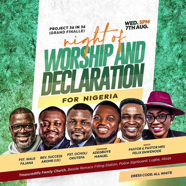 Manueldpoet's tweet photo. On the 7th of August a Day to my birthday and the day when project36in36 ends. We will be having a night of worship and declaration for Nigeria.

Congratulations Nigeria #BBNaija Victoria

#withGodallthingsarepossible
#project36in36
#proverbs3:6
#Saved2save
#manuelthetraveller https://t.co/PsMO2EIVoh