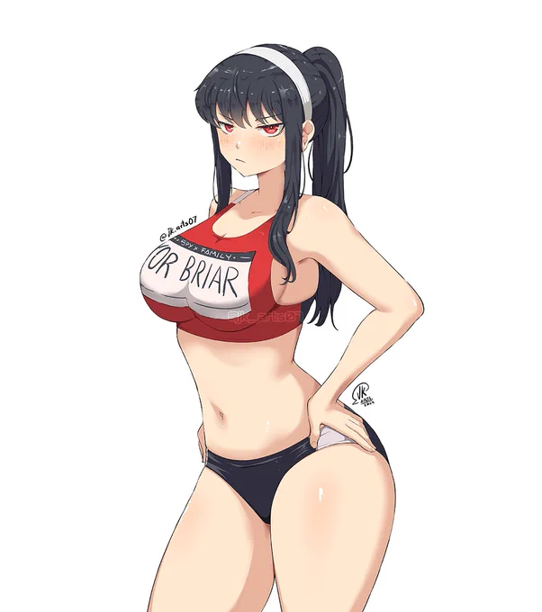 Yor athlete_2 #Paris2024Olympic #Paris2024 #SPYxFamily #SPY_FAMILY #YorForger #yor #illustration #yorbriar #animegirl #waifu