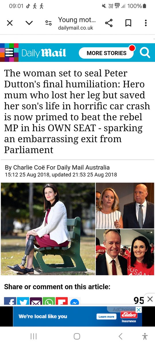 RodBrock007's tweet photo. Only problem is that it has been common knowledge for years. @couriermail has no credibility. Their unwavering support for @alifrance5 is a major red flag. Even going so far as to publish deliberate lies and misinformation.  #Queensland #CourierMailFail #AliFrance4Dickson https://t.co/hjEKLe1V2u