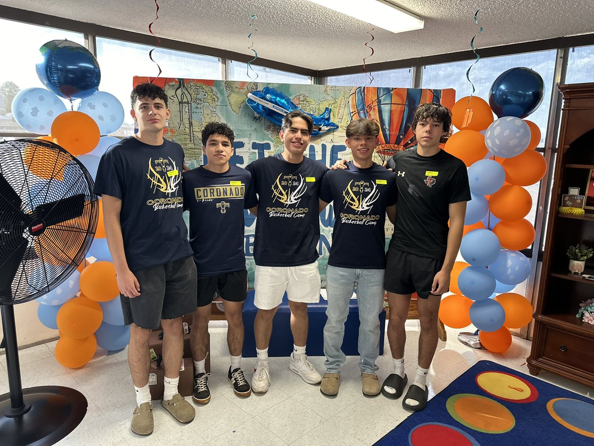 Coronado Basketball (@coronadombb) on Twitter photo Great first day of school visiting our feeder patterns. #ChampionsShowUp
<a href="/coronado_high/">Coronado High School</a> Great first day of school visiting our feeder patterns. #ChampionsShowUp
<a href="/coronado_high/">Coronado High School</a>
