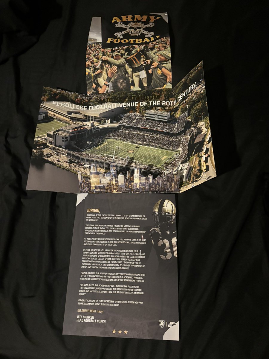 Official Offer from <a href="/ArmyWP_Football/">Army Football</a>