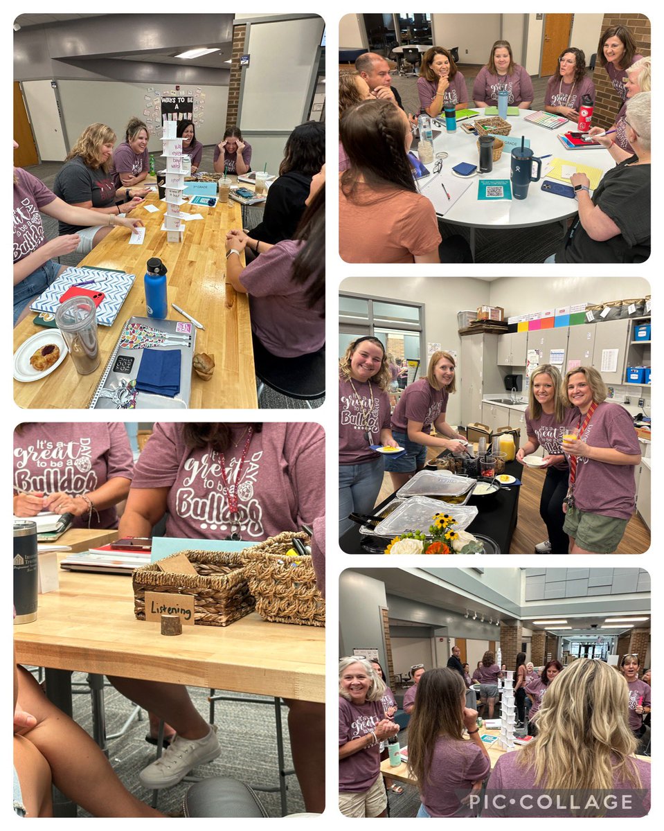 Teachers are back at NBE!!  We took time renewing our strong foundation, reconnecting &amp; welcoming new Bulldogs to our team.  We are ready to grow into new learning as we support students this year! <a href="/NBEbulldogs/">New Britton Elem.</a> <a href="/HSESchools/">Hamilton Southeastern Schools</a>