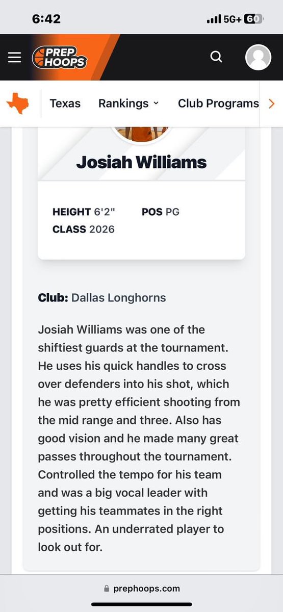 16 and Played up 17u this weekend at the circuit championship and showed out