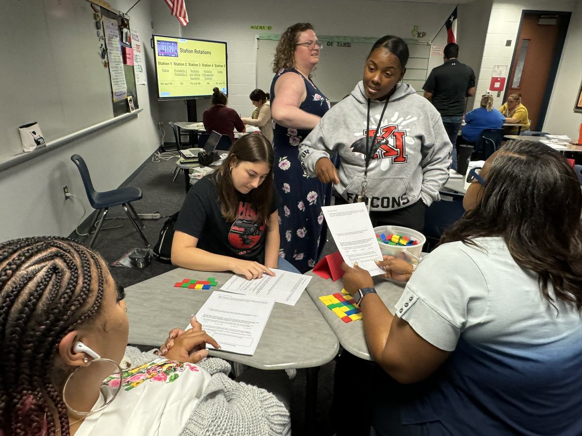 KleinISDMath's tweet image. WHAT A DAY! #kleinmath Ts at Sec Math BTS Prof. Dev. Day-choice sessions, resource immersion, and learning ahead for quarter 1! Thank you to all the amazing presenters that make this day possible where Ts across the district can come together to learn from one another! @KleinISD