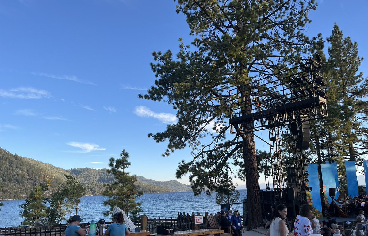 voteNatha's tweet photo. One more sign it’s the end of summer - with the family at Tahoe for @TheRenoPhil tribute to Tina Turner. Beautiful night. Special shoutout to Mom (and Dad looking down on us)  57th wedding anniversary. https://t.co/IqkqEhx1yd