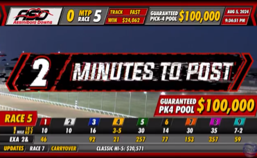 eric_bialek's tweet image. I love @AssiniboiaDowns, but why not just show 2MTP on ADWs and on top of the video feed?