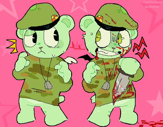 xcandydorkx's tweet photo. TWO OF THEM
#HTF #happytreefriends #flippy_htf #fliqpy_htf https://t.co/r4LNBTM8uO