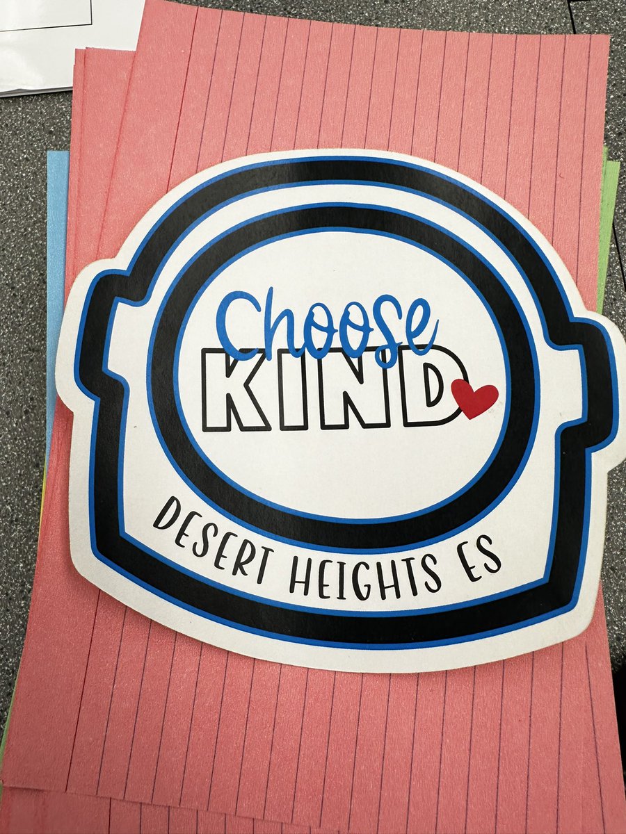 School year kickoff with my amazing staff tomorrow. It’s crazy to think that I will only have 1 more of these with the staff at <a href="/HeightsDesert/">Desert Heights Elementary School</a>.