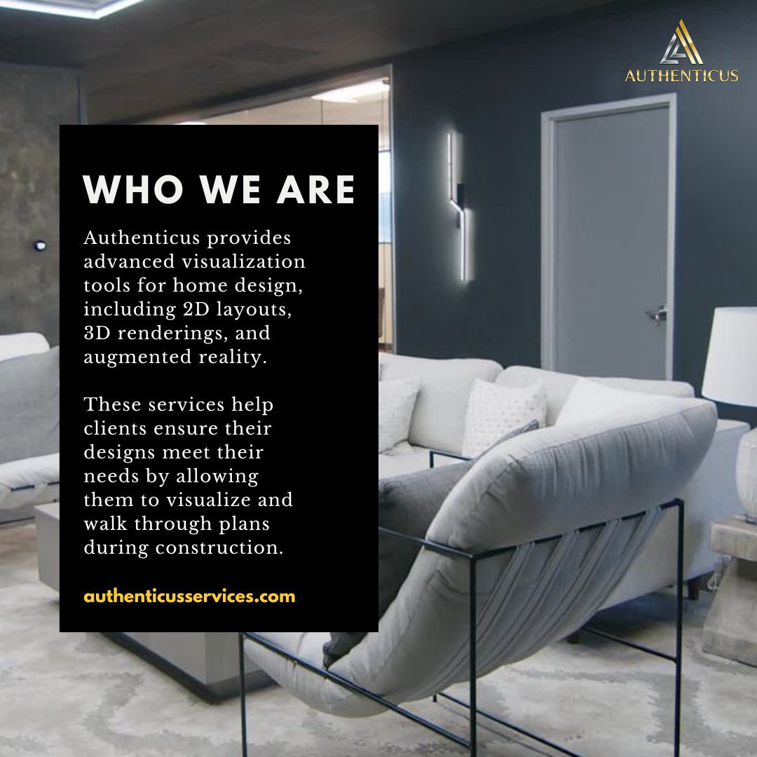 AuthenticusHou's tweet image. Experience your future build now with Authenticus&apos;s immersive design services. Rest easy knowing every part of your floor plan works perfectly in real life 😌✅.

#AuthenticusRenderings #ImmersiveDesignExperiences #AuthenticusTools #FutureForwardConstruction #AugmentedReality