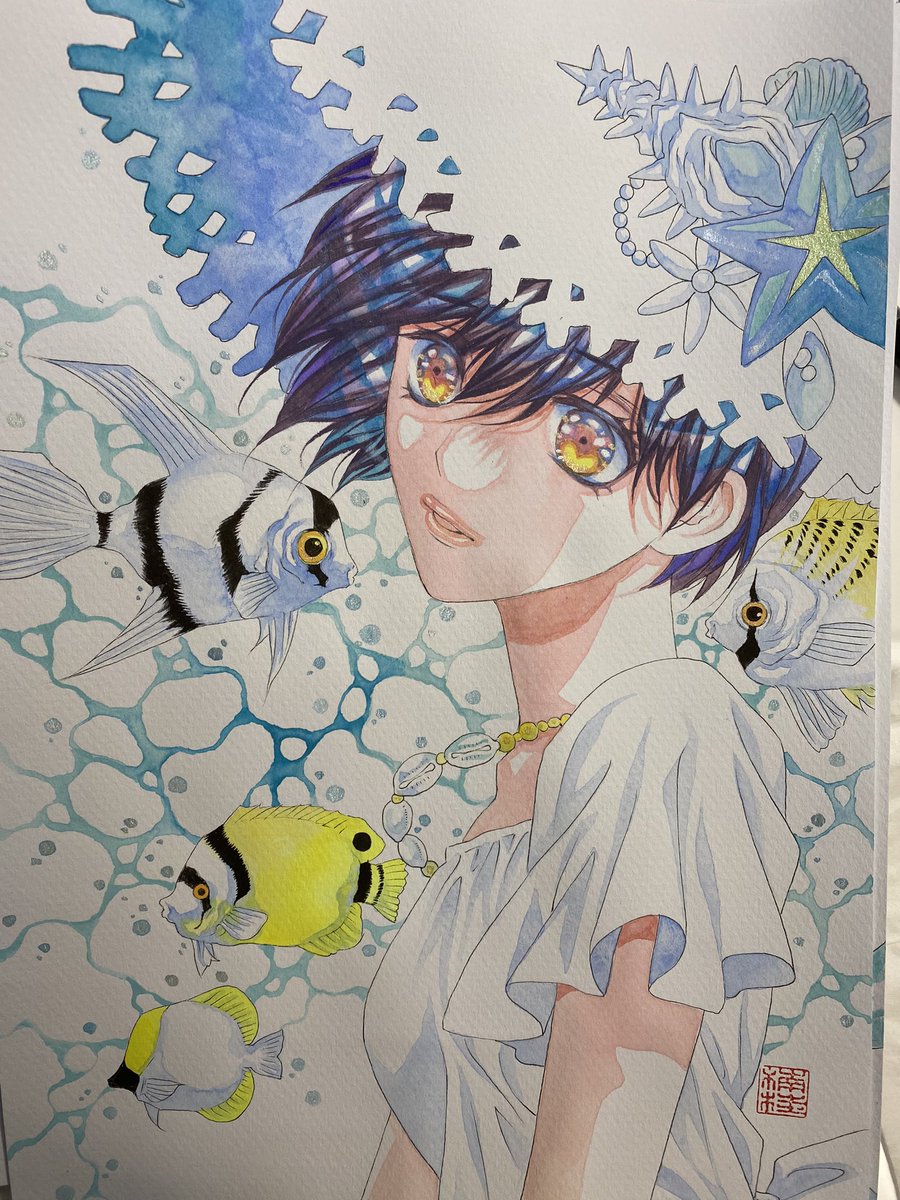 『お台場ラブリーワールドⅡ展』は8月3日(土)から9月1日(日)まで、約一か月の会期で開催されます。 生原画展でまだ追加も予定しております。よろしくお願い致します! #ラブリーw2