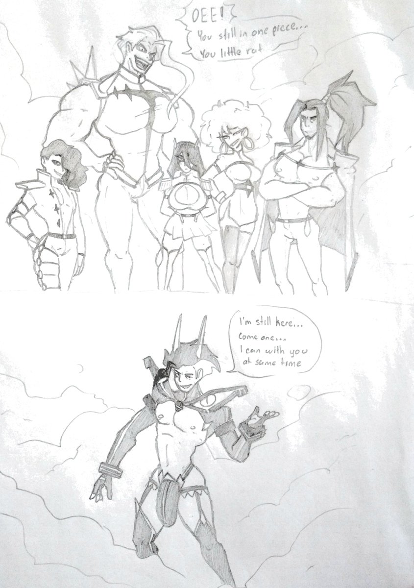 jared_hey33305's tweet photo. After watch Kill la Kill
Me: time to draw something silly 😈

Sorry but i really love those characters... and some of my characters fit very well as them in a cosplay😅 https://t.co/aVmhHHmBGa