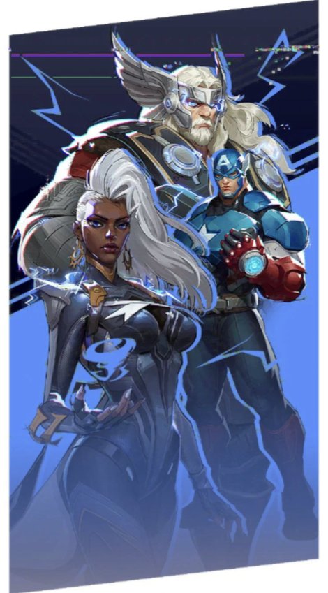 coinflip_games's tweet photo. This is a team up photo and observing when Thor is KO'd a Hammer is left behind..... Captain America may be able to pick up that Hammer because he is Worthy!! 
#gaming #marvelrival #thor #captainamerica #storm https://t.co/BLTXmOFBst