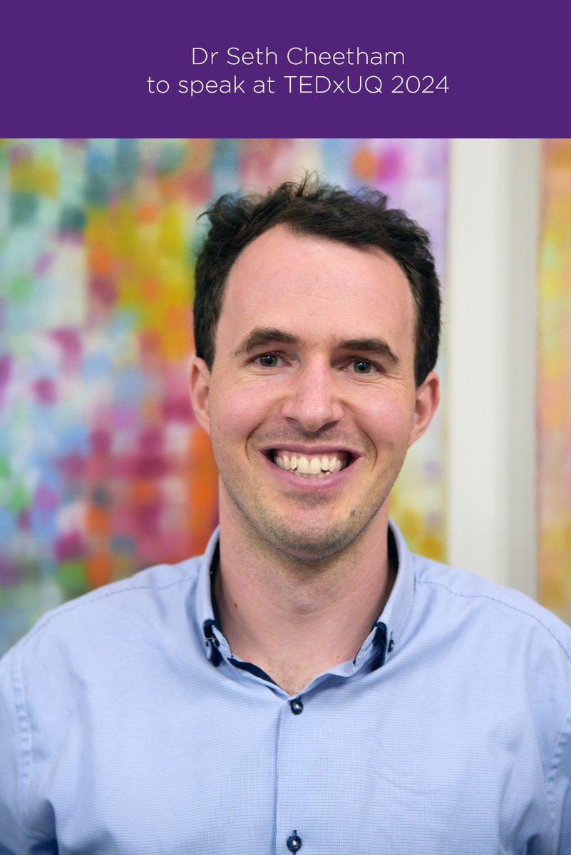 AIBN Research (@aibnatuq) on Twitter photo AIBN's Dr <a href="/SethCheetham/">Seth Cheetham</a> will be speaking at <a href="/TEDxUQ/">TEDxUQ</a> 2024
Dr Cheetham has been pivotal in establishing the <a href="/BASEmRNA/">BASE mRNA Facility</a> Facility, Australia’s leading provider of mRNA for research and pilot studies. His research focuses on using mRNA to develop new therapeutics and vaccines. 💉 AIBN's Dr <a href="/SethCheetham/">Seth Cheetham</a> will be speaking at <a href="/TEDxUQ/">TEDxUQ</a> 2024
Dr Cheetham has been pivotal in establishing the <a href="/BASEmRNA/">BASE mRNA Facility</a> Facility, Australia’s leading provider of mRNA for research and pilot studies. His research focuses on using mRNA to develop new therapeutics and vaccines. 💉