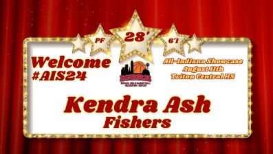 IGBRR Hoops (@coachbeckett) on Twitter photo Welcome 28' PF Kendra Ash, Fishers, to the All-Indiana Showcase. #AIS24 <a href="/KendraAsh24/">Kendra Ash</a>
August 11th @ Triton Central HS IGBRR.COM Welcome 28' PF Kendra Ash, Fishers, to the All-Indiana Showcase. #AIS24 <a href="/KendraAsh24/">Kendra Ash</a>
August 11th @ Triton Central HS IGBRR.COM