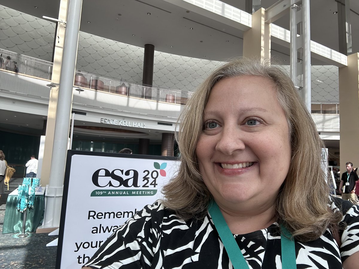 First time at <a href="/ESA_org/">Ecological Society</a>'s annual meeting. Soaking in all the science, especially the urban ecology! #ESA2024