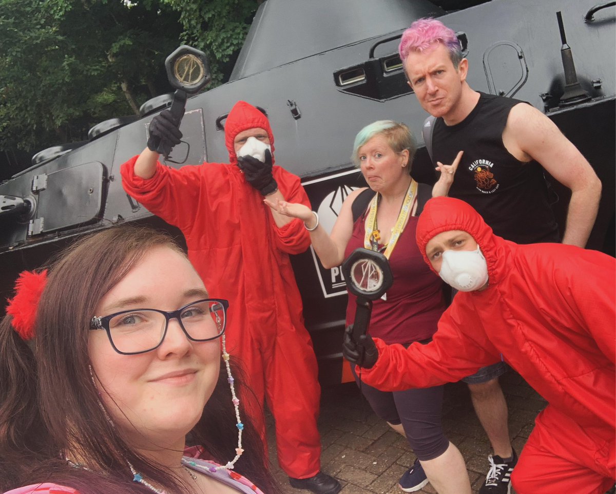 ThemeParkFur's tweet photo. We found Phalanx operatives at the Nemesis site! Have you been cleared to enter the area? #AltonTowersResort @altontowers @MerlinapUK #MerlinAP https://t.co/7QtqSMQPL4