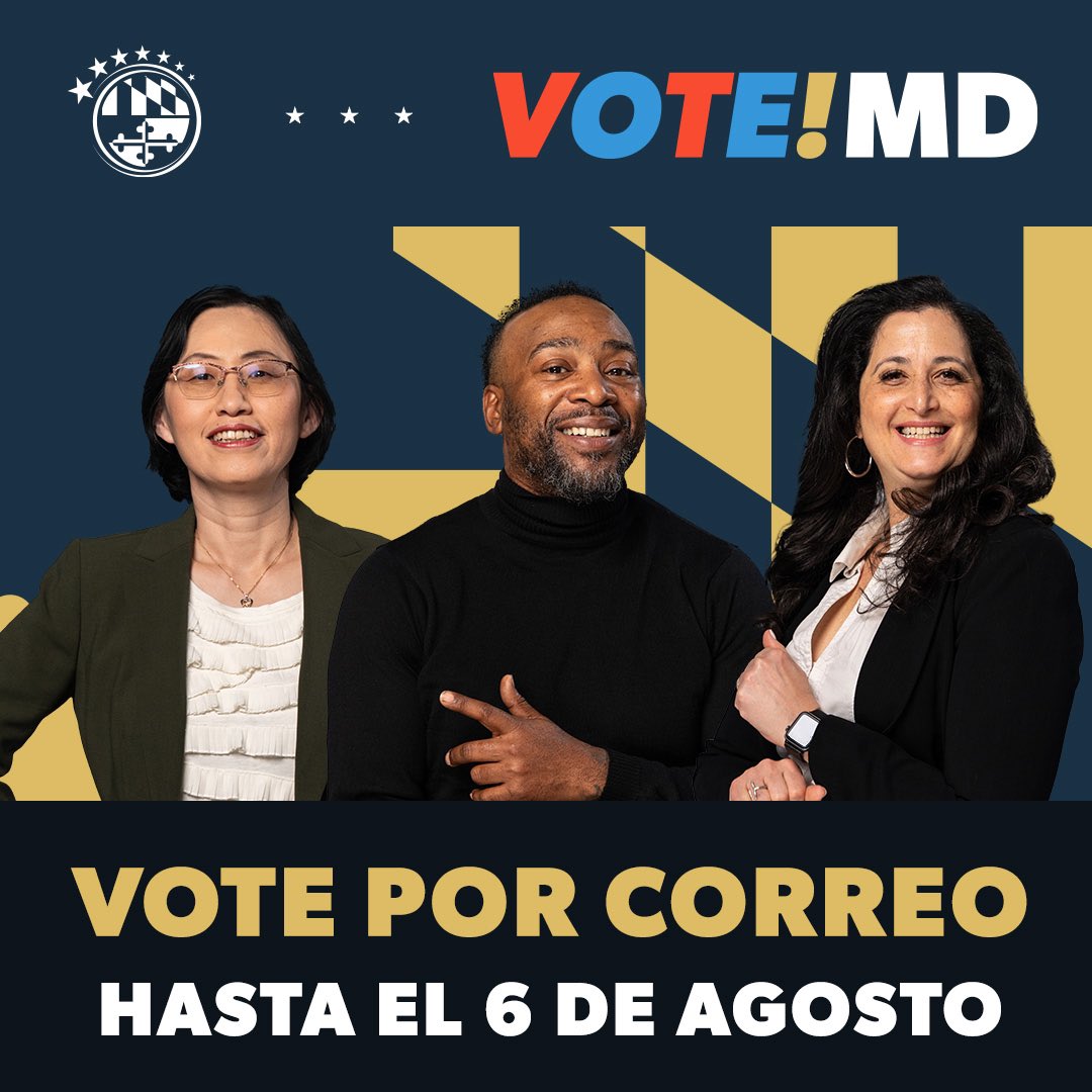 ¡Vote en persona en las elecciones especiales del condado de Prince George‘s. El día de la elección, el 6 de agosto de 2024, vote en cualquier centro de votación de 7 am a 8 pm.
2024