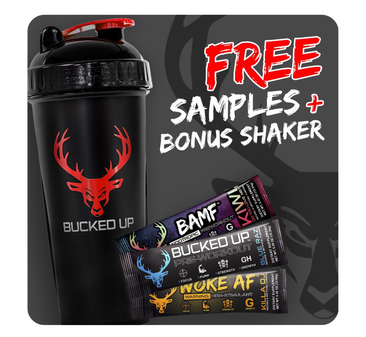 fitt_mo's tweet photo. Free shaker bottle and 3 samples of Pre-Workout. Pay for shipping only. Click on the Link to get yours today. @buckedupsupps  ➡️ https://t.co/RJFckdmBsk https://t.co/PiadUhphoW