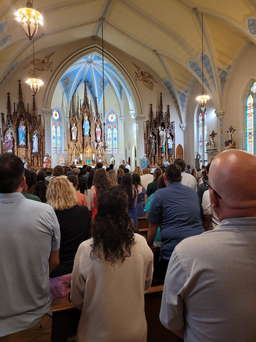 So proud of our student-athletes. Celebrating Mass together was the perfect way to kick off the fall sports season!