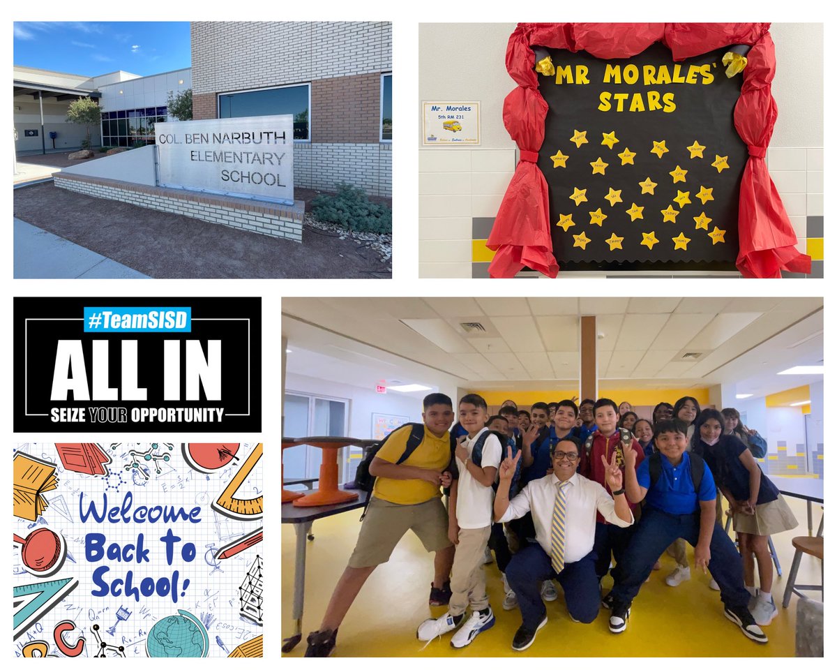 Gerardo Morales (@gmorales_bnes) on Twitter photo Day 1 of lucky year 13 in the books. These jackrabbits had a great day. This year it’s going to be awesome! <a href="/BNarbuth_ES/">Fernie Miranda</a> #TeamSISD #ALLIN Day 1 of lucky year 13 in the books. These jackrabbits had a great day. This year it’s going to be awesome! <a href="/BNarbuth_ES/">Fernie Miranda</a> #TeamSISD #ALLIN