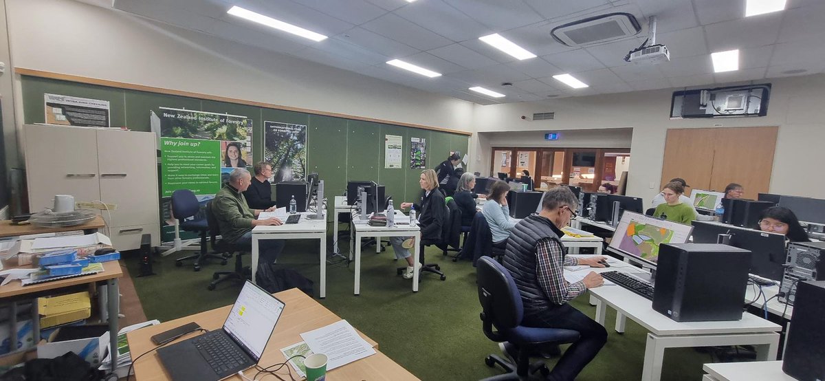 interpine_nz's tweet image. Our #GIS Services Team Delivers Successful #GeoMaster Training Course.  Over 3-days participates master skills in #ATLAS GeoMaster @Esri #ArcGIS covering forest info management, #forest mapping / #GIS, and harvest planning .. wp.me/p73Q5e-92U