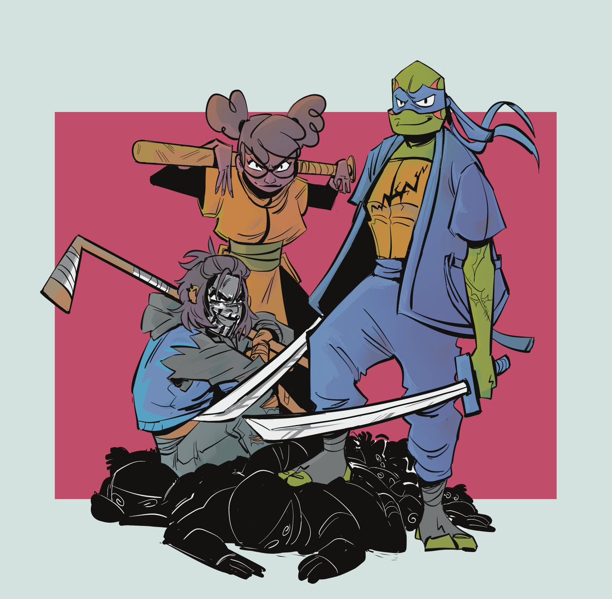 Sad we never got to see Casey in the full Jones get up!
#RiseSeason3 #UnpauseRiseoftheTMNT #UnpauseROTTMNT #rottmnt #RiseoftheTMNT #SaveROTTMNT #SaveRiseofTMNT