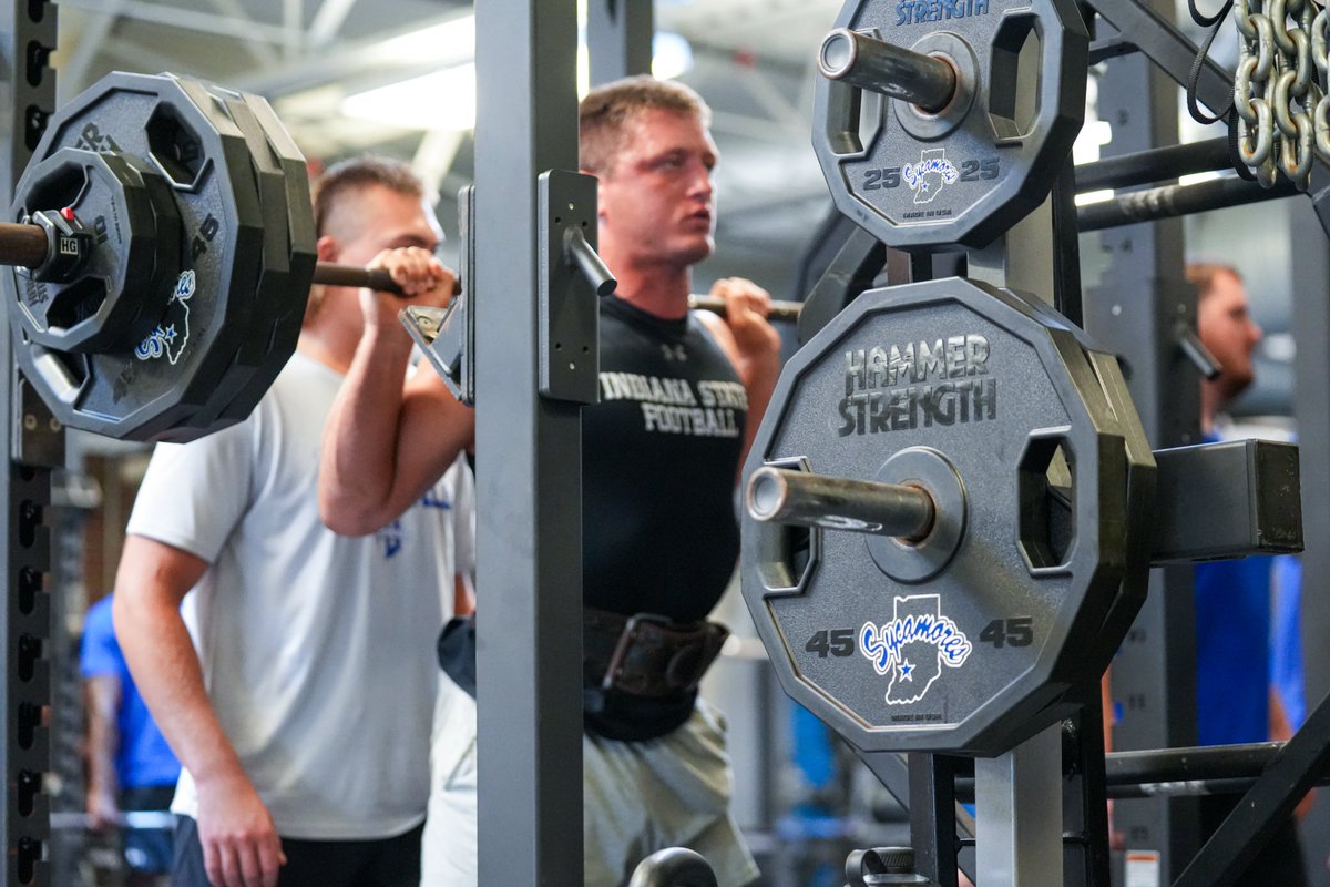 IndStFB's tweet photo. Eyes on the prize.

Defense got after it today in the weight room continuing the work in the U.S. Lawns Terre Haute Fall Camp

#MarchOn | #LeaveNoDoubt https://t.co/IsFPVyfMVI