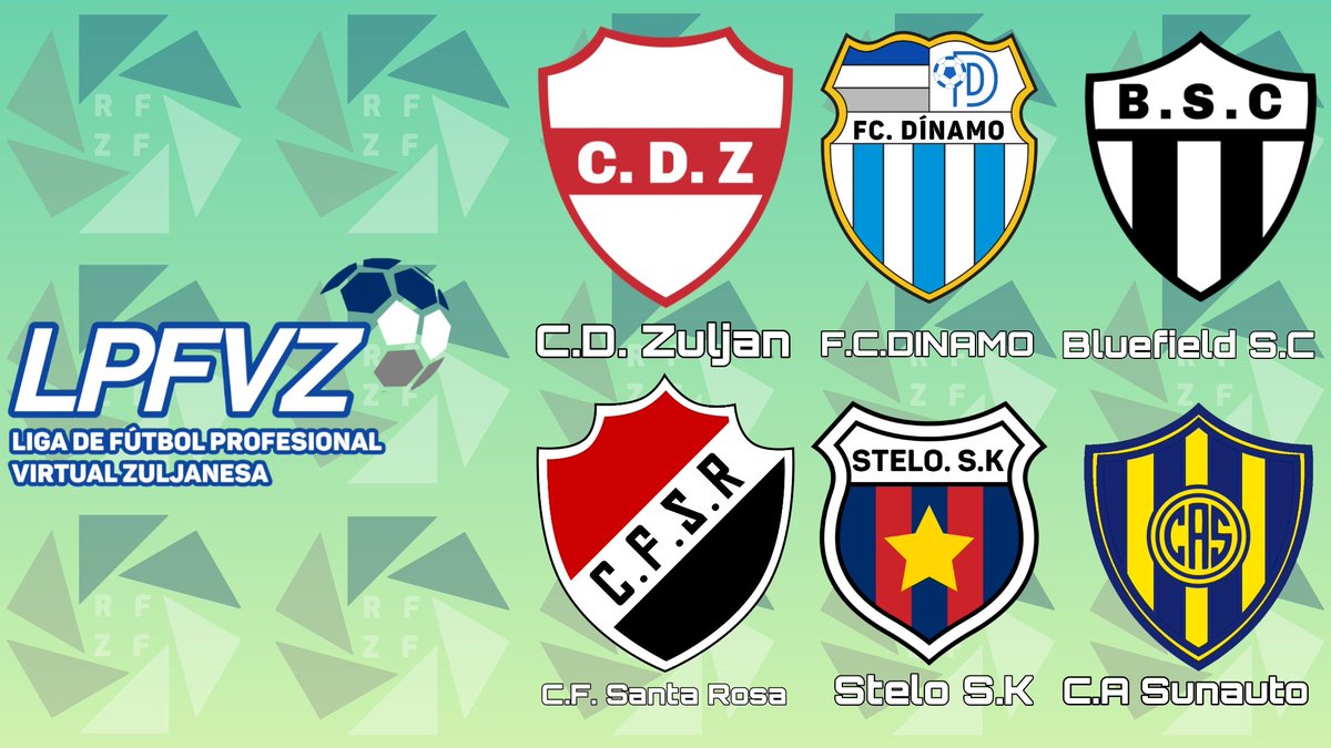 Oficialmente estos son los seis equipos que jugarán la primera edición de La LPFVZ