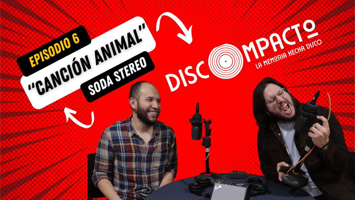 Ya pueden escuchar el episodio seis de #DiscompactoPodcast donde se habla del tremendo discazo "Canción Animal" de <a href="/sodastereo/">Soda Stereo</a> 

Hagan play en su plataforma favorita, acá vía <a href="/Spotify/">Spotify</a> 👇
open.spotify.com/episode/2iIVPn…

Una producción sonora hecha #enpieza 🥰