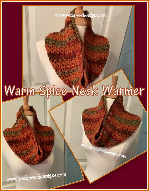 SaraSachCrochet's tweet photo. Warm Spice Neck Warmer Cowl Crochet Pattern And Video - #crochetpattern #crochetvideo #fallcowl #warmspice - https://t.co/Y3vlkKpE4H https://t.co/YvhXNuB40l