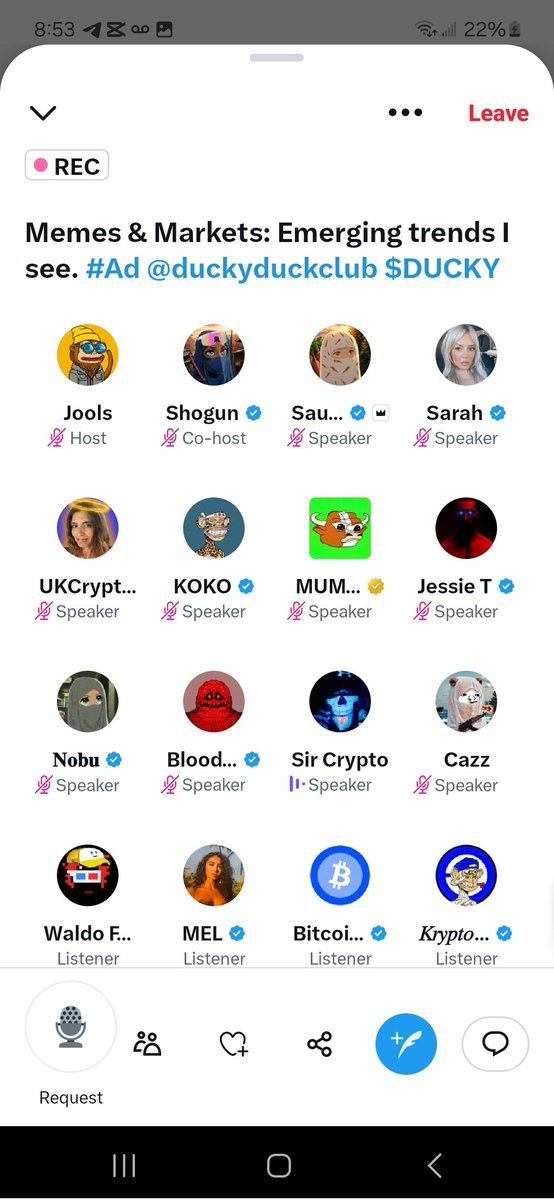 waldoforrealz's tweet photo. Are you in here yet????
https://t.co/g4yvHReovU
#Crypto #cryptocrash #CryptoNews #BIGMOVES #MAJORALPHA 👇 https://t.co/Iq6PM236Su