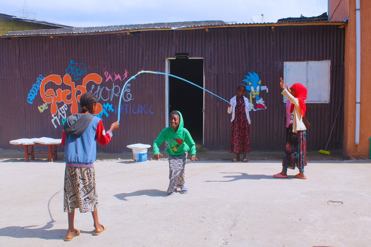 The children had a great time playing with jump ropes in the community center today. It’s always nice to see them having fun and staying active! #CommunityCenter #ActiveKids #FunAndGames