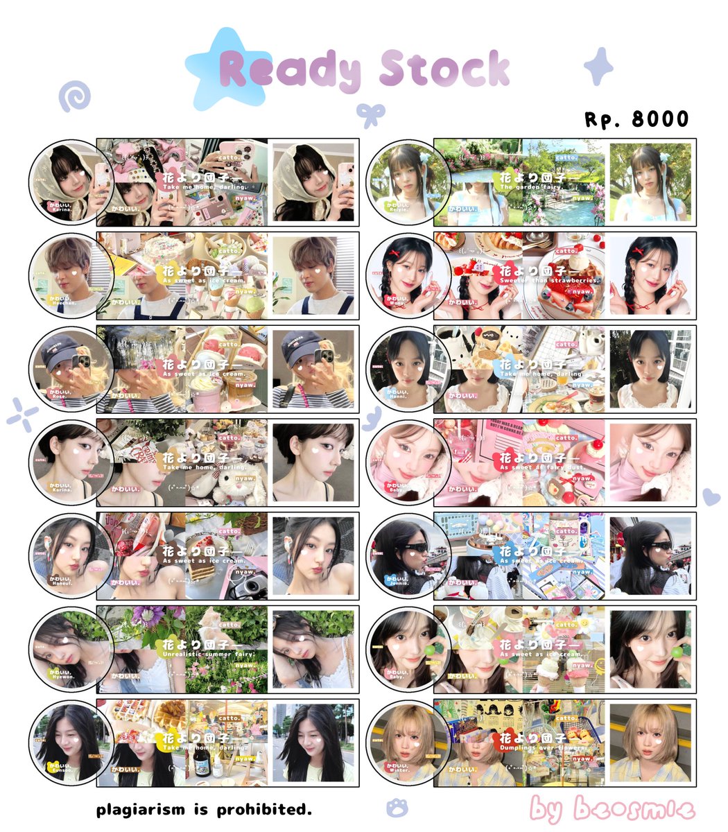 beosmie's tweet photo. help repost? akunku gamasuk ht huhu :(

🍭 halo guys. aku punya layout ready stock moodie gg iniii. bisa ditake via dm sekarang juga yaa, harganya 8k/each <3 dan aku open by req nya juga dengan harga sama! let's go jajan :3

#zonauang https://t.co/ubr3udVfxt