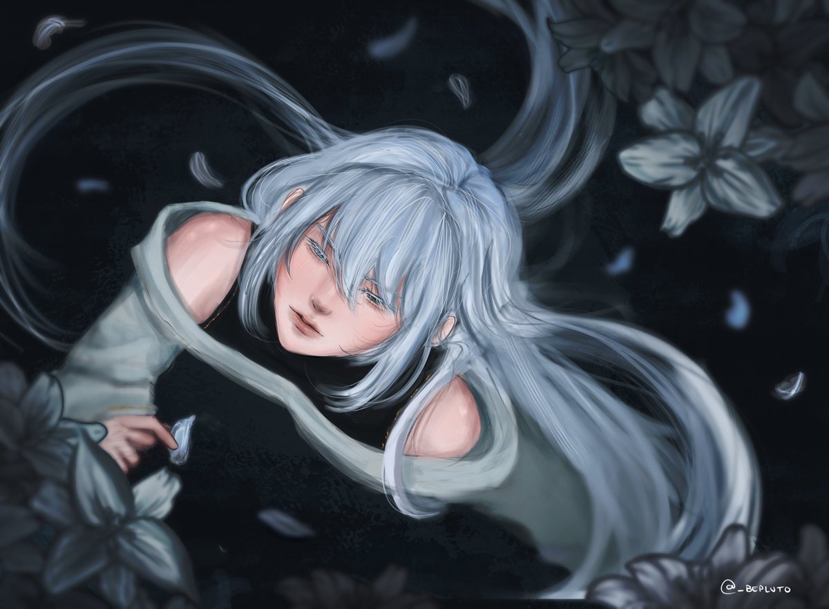 Close up on the character: