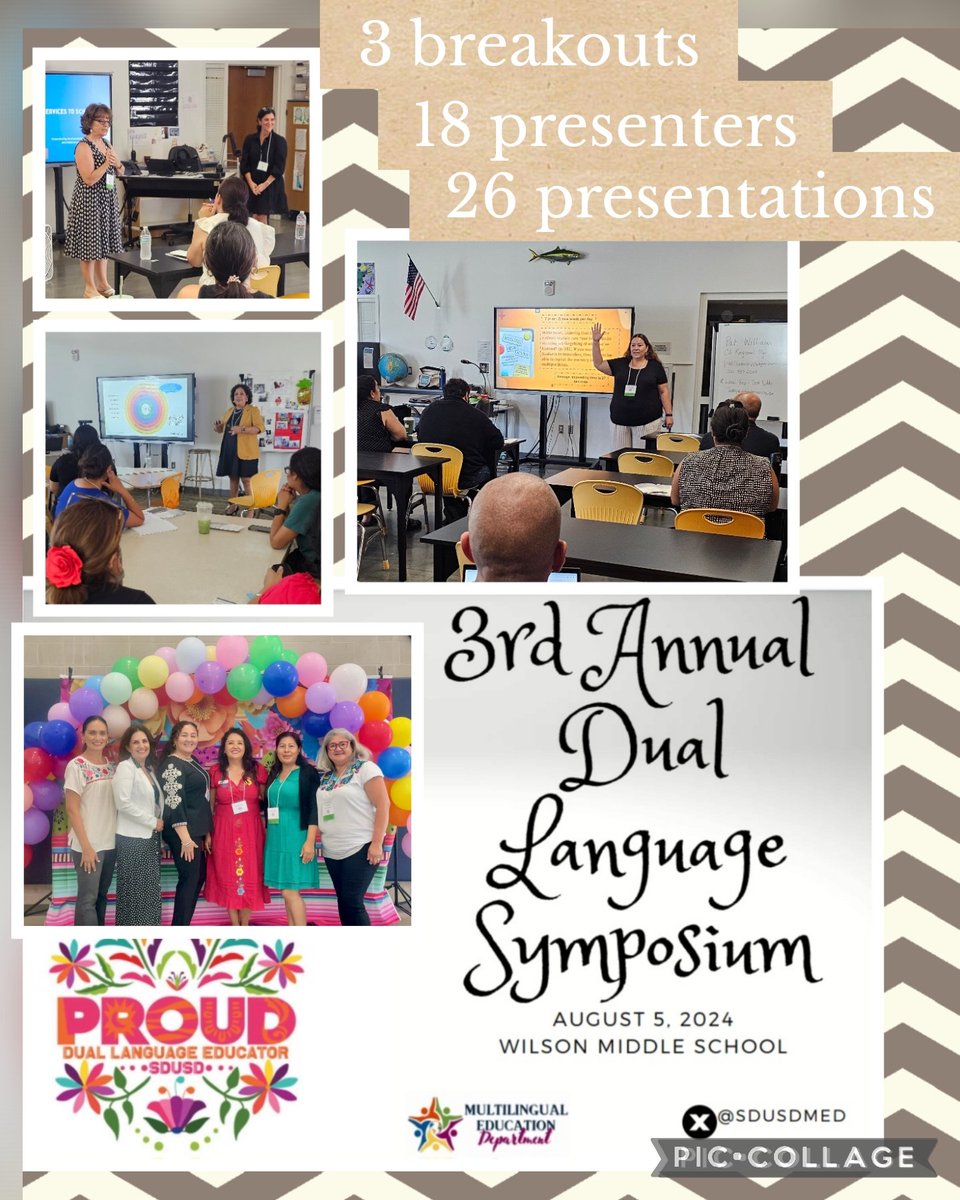 Such an inspiring event at <a href="/sdschools/">San Diego Unified</a> Dual Language Symposium with more than 240 educators and leaders showing up! Thank you to all our sponsors, community partners, and volunteers for making this event the best one yet! #DLSymposium24 <a href="/sdusdmed/">SDUSD Multilingual Education Department</a> <a href="/MEGASDCOE/">Multilingual Education & Global Achievement- SDCOE</a> <a href="/sulloa/">Sylvia Ulloa</a> <a href="/MarissAllan/">Marissa Robledo Allan</a>