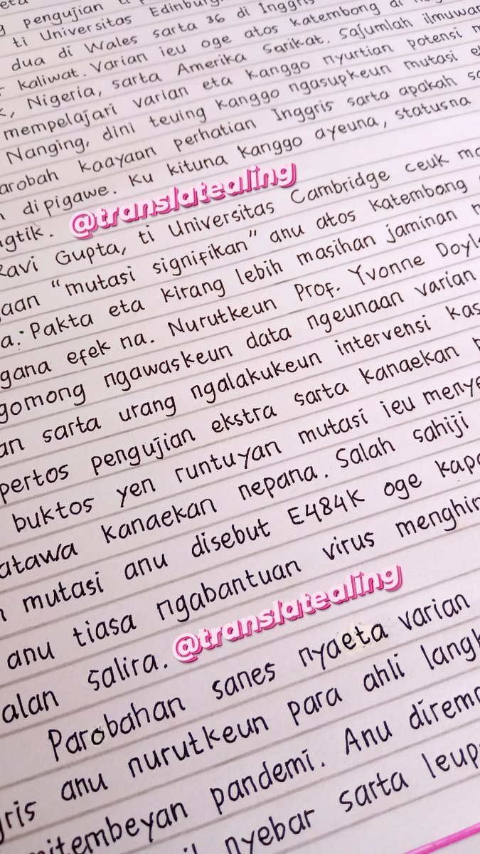 translatealing's tweet photo. Hi A Ling is back!
Now available for:

🍒translate bhs inggris
🍒tulis tangan
🍒tugas bhs inggris
🍒parafrase
🍒proofread
🍒resume
🍒artikel berita
🍒desain digital 

Hit me through https://t.co/RkWtP0pjZt for fastresp 

#jokitranslate #jokitugas #jasaterjemah #zonauang #zonaba https://t.co/k7z4OEc5vC