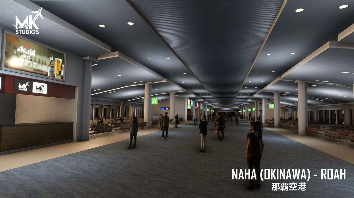 simflight's tweet photo. Naha Airport (ROAH) offers a detailed rendition with various Points of Interest, updated ground layout, and custom jetways. This simulation captures the essence of Okinawa's main gateway.
https://t.co/Iki8a0x5UC
#MK #STUDIOS #JAPAN #OKINAWA #NAHA #ASIA #SIMMARKE https://t.co/2yrlFvae2r