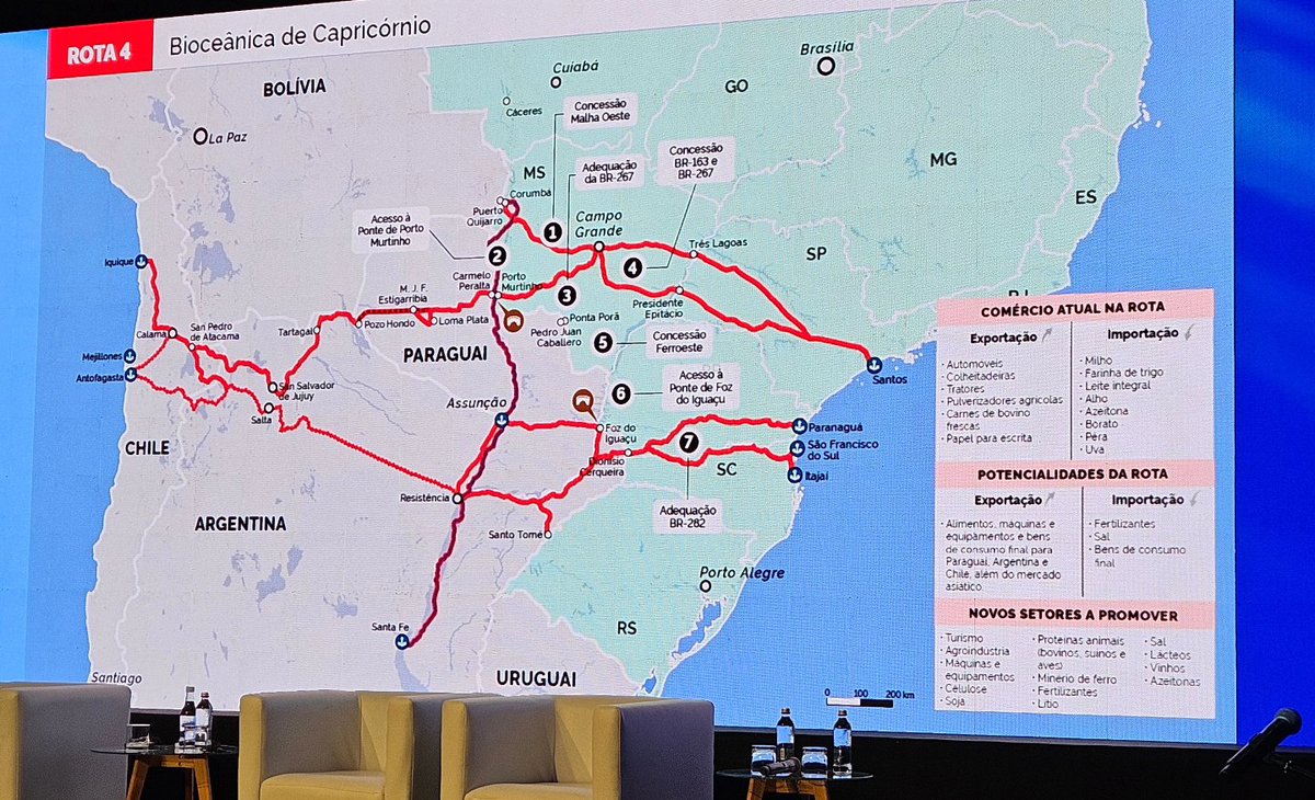 Gore_Tarapaca's tweet photo. #ForoChileBrasil 🇨🇱🇧🇷

Con la presencia de los pdtes. de #Brasil, @LulaOficial y #Chile @GabrielBoric, empresarios chilenos y brasileños y autoridades, se desarrolló el Foro Empresarial.

Gobernador de #Tarapacá, @JMCarvajalG destacó compromiso de ambos con #CorredorBioceánico. https://t.co/rHYvLJYdCO